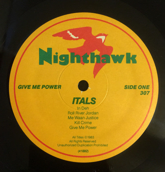 The Itals : Give Me Power (LP, Album)