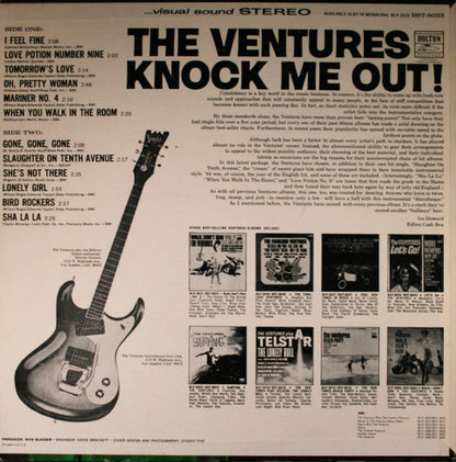 The Ventures : Knock Me Out! (LP, Album, Pit)