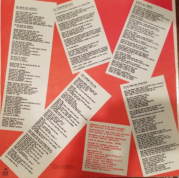 General Public : Hand To Mouth (LP, Album, Glo)