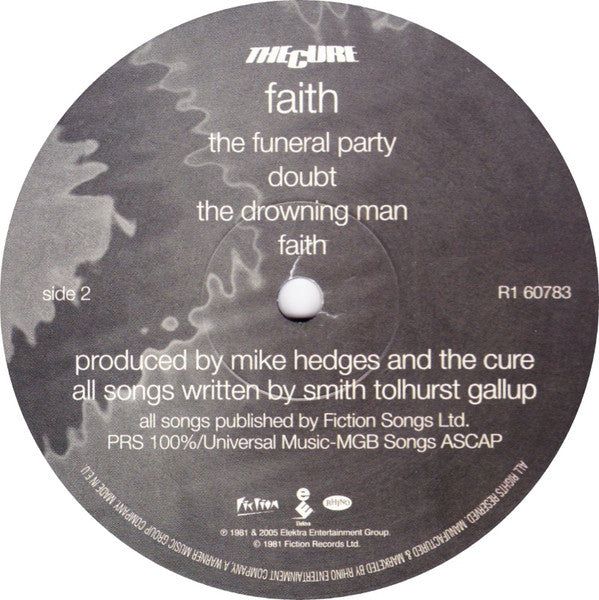 The Cure : Faith (LP, Album, RE, RM, 180)
