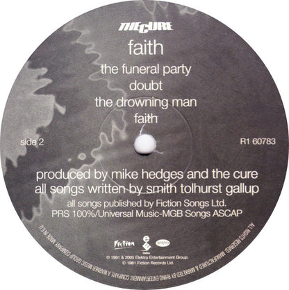 The Cure : Faith (LP, Album, RE, RM, 180)