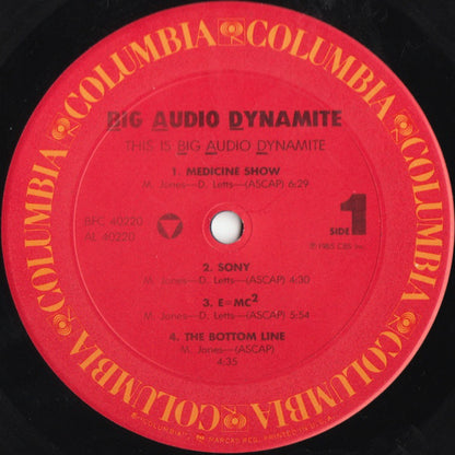 Big Audio Dynamite : This Is Big Audio Dynamite (LP, Album, Pit)