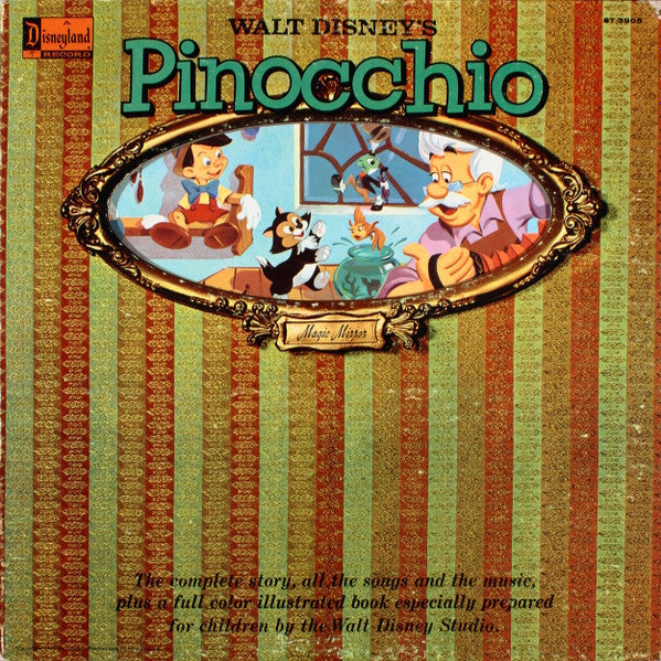 Jiminy Cricket : Pinocchio (LP, Album, RE, RP)