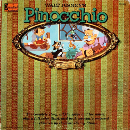 Jiminy Cricket : Pinocchio (LP, Album, RE, RP)