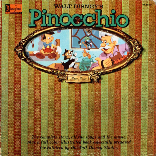 Jiminy Cricket : Pinocchio (LP, Album, RE, RP)