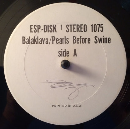 Pearls Before Swine : Balaklava (LP, Album)