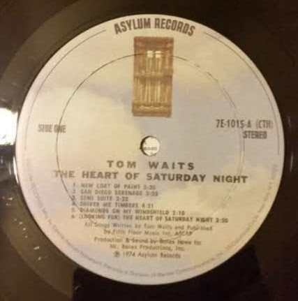 Buy Tom Waits : The Heart Of Saturday Night (LP, Album, CTH