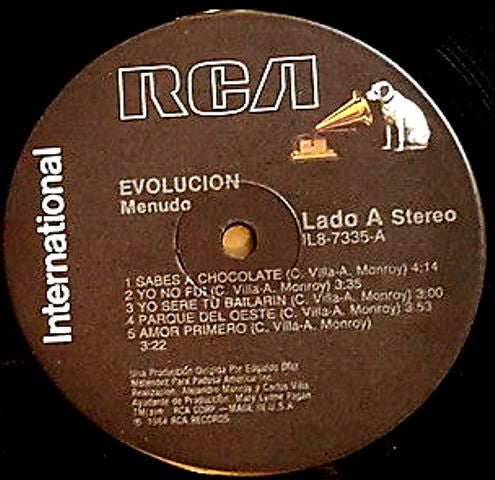 Menudo : Evolucion (LP, Album)