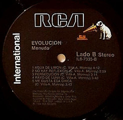 Menudo : Evolucion (LP, Album)