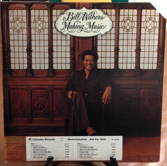 Bill Withers : Making Music (LP, Album, Promo)