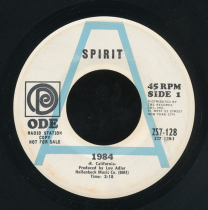 Spirit (8) : 1984 (7", Single, Promo, Styrene)