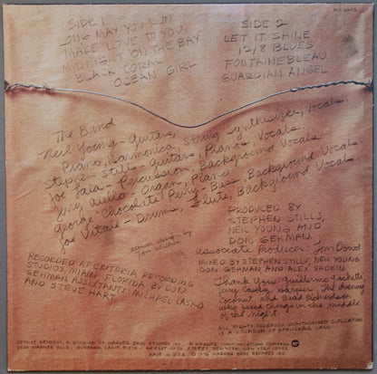 The Stills-Young Band : Long May You Run (LP, Album, Pit)