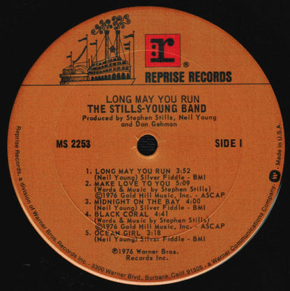 The Stills-Young Band : Long May You Run (LP, Album, Pit)
