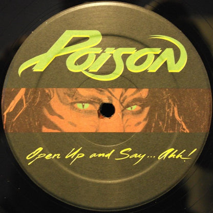 Poison (3) : Open Up And Say...Ahh! (LP, Album, Club, BMG)