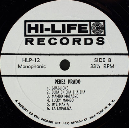 Perez Prado : Great Mambos, And Other Latin American Favorites (LP, Album, Mono, RE)