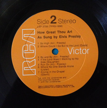 Elvis Presley : How Great Thou Art (LP, Album, RP, Roc)