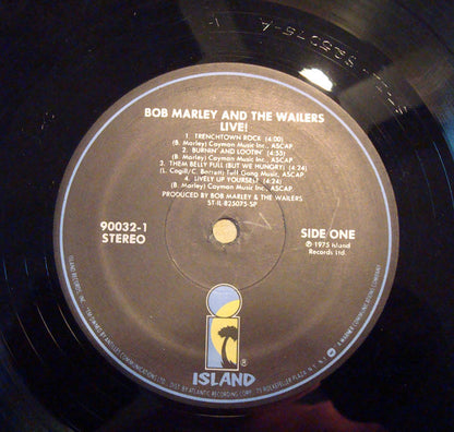 Bob Marley & The Wailers : Live! (LP, Album, RP)