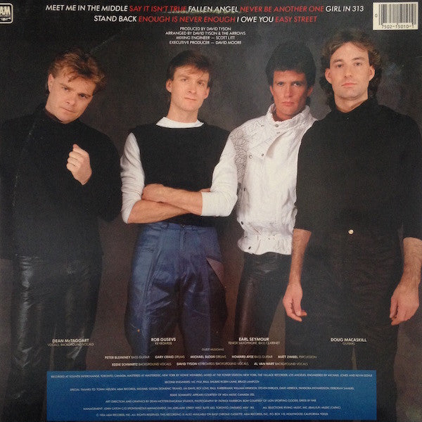 The Arrows : Stand Back (LP, Album, Ind)