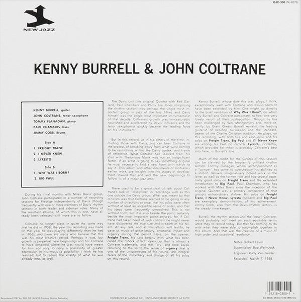 Kenny Burrell, John Coltrane : Kenny Burrell & John Coltrane (LP, Album, RE, RM)