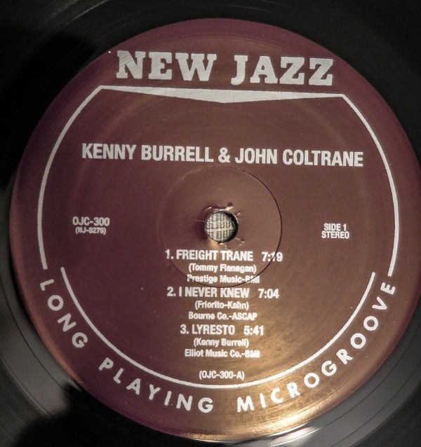 Kenny Burrell, John Coltrane : Kenny Burrell & John Coltrane (LP, Album, RE, RM)