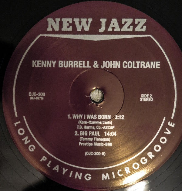 Kenny Burrell, John Coltrane : Kenny Burrell & John Coltrane (LP, Album, RE, RM)