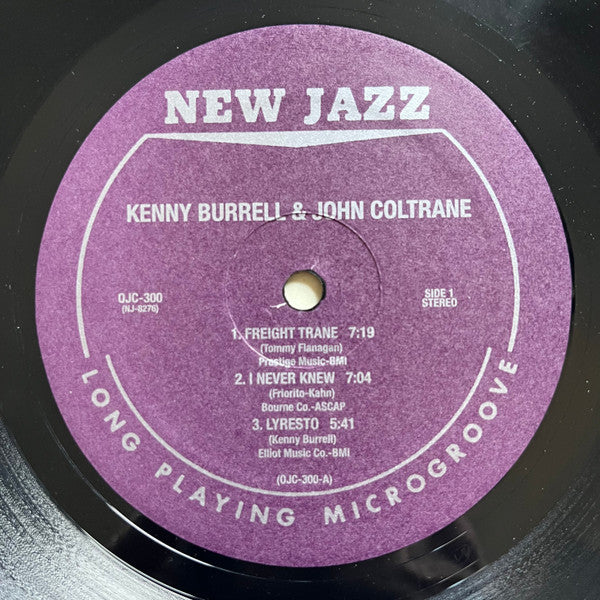 Kenny Burrell, John Coltrane : Kenny Burrell & John Coltrane (LP, Album, RE, RM)