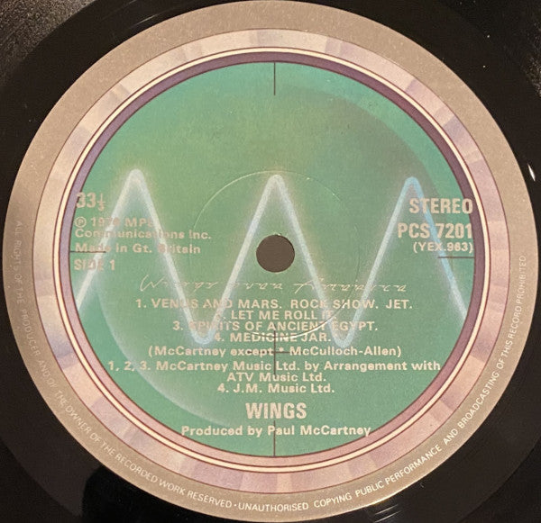 Wings (2) : Wings Over America (3xLP, Album, Gat)