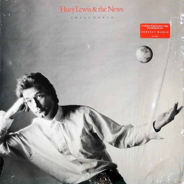 Huey Lewis & The News : Small World (LP, Album, Car)