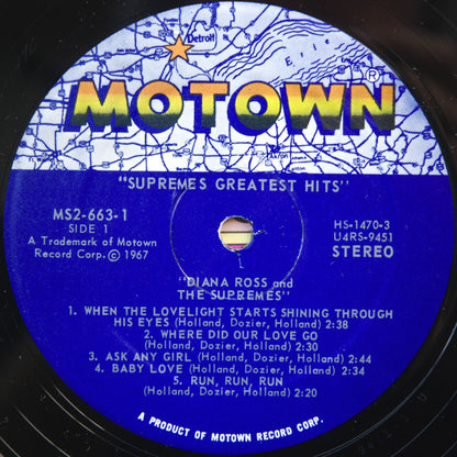 Diana Ross And The Supremes* : Greatest Hits (2xLP, Comp, RE, Sup)