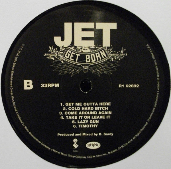 Jet　Get Born　オリジナル盤　レコード　LP　UK盤 Jet - Get Born (LP) by Jet | The Sound of Vinyl AU - The Sound of
