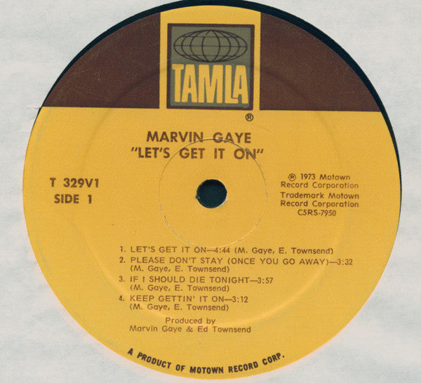 Marvin Gaye : Let's Get It On (LP, Album, Sup)