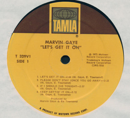 Marvin Gaye : Let's Get It On (LP, Album, Sup)