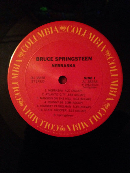 Bruce Springsteen : Nebraska (LP, Album, RE)