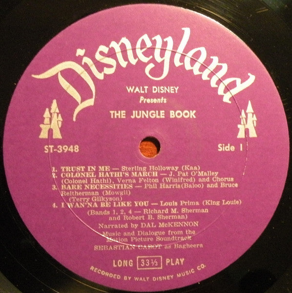 Various : The Story And Songs Of The Jungle Book (LP, Album, Mono)