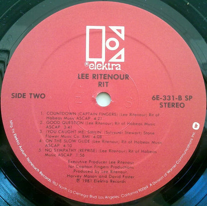 Lee Ritenour : Rit (LP, Album, SP )
