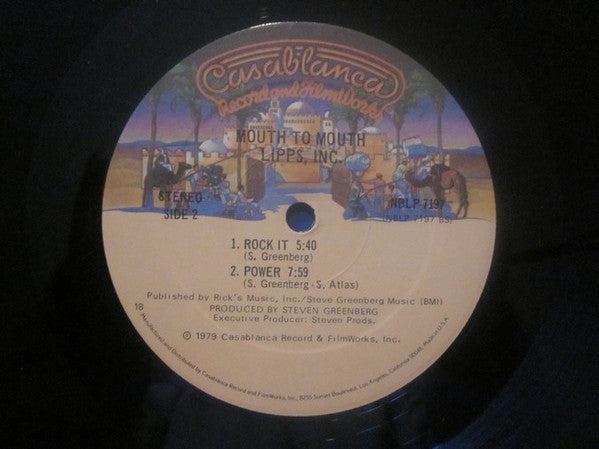 Lipps, Inc. : Mouth To Mouth (LP, Album, 18 )