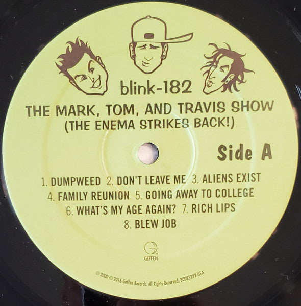 Blink-182 : The Mark, Tom And Travis Show (The Enema Strikes Back!) (2xLP, Album, RE, 180)