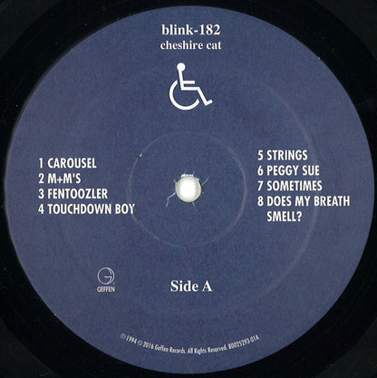 Blink-182 : Cheshire Cat (LP, Album, RE, 180)