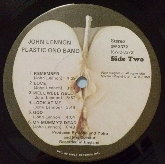 John Lennon & Plastic Ono Band* : John Lennon / Plastic Ono Band (LP, Album, Jac)