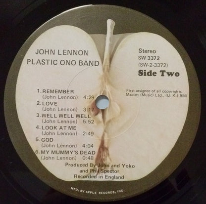 John Lennon & Plastic Ono Band* : John Lennon / Plastic Ono Band (LP, Album, Jac)