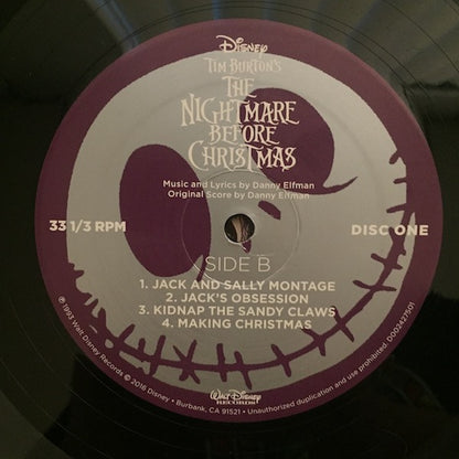 Danny Elfman : Tim Burton's The Nightmare Before Christmas (Original Motion Picture Soundtrack) (2xLP, Album, RE, 140)