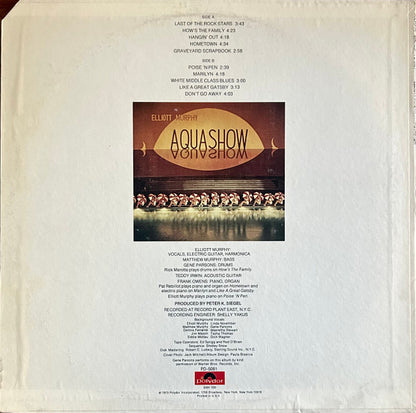 Elliott Murphy : Aquashow (LP, Album, All)