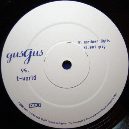 GusGus Vs. T-World : Gusgus Vs. T-World (12")