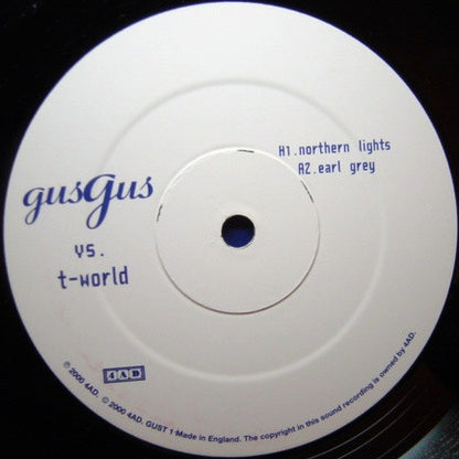 GusGus Vs. T-World : Gusgus Vs. T-World (12")
