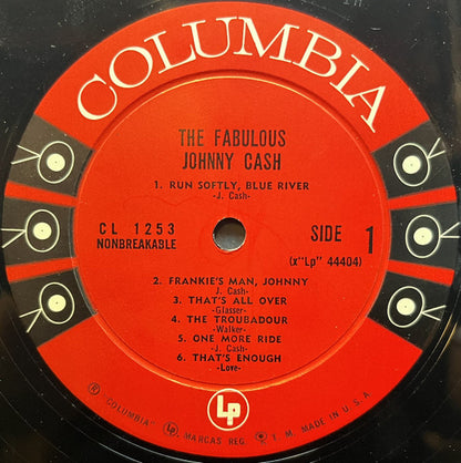 Johnny Cash : The Fabulous Johnny Cash (LP, Album, Mono, Hol)