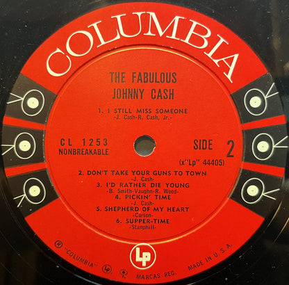 Johnny Cash : The Fabulous Johnny Cash (LP, Album, Mono, Hol)