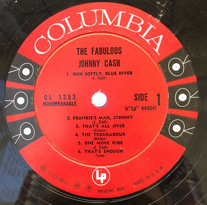 Johnny Cash : The Fabulous Johnny Cash (LP, Album, Mono, Hol)
