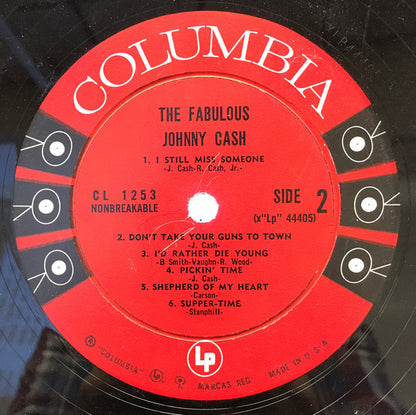 Johnny Cash : The Fabulous Johnny Cash (LP, Album, Mono, Hol)