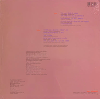 Reba McEntire : The Last One To Know (LP, Album, Club)