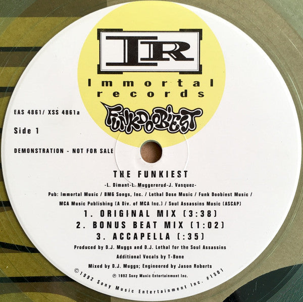 Funkdoobiest : The Funkiest (12", Promo, Cle)